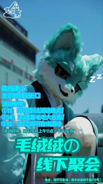 活動背景：毛绒绒の线下聚会