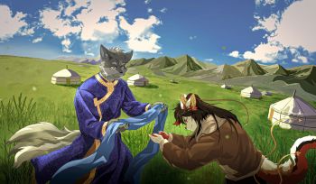 Event background: 万兽吟风·敕勒秋歌